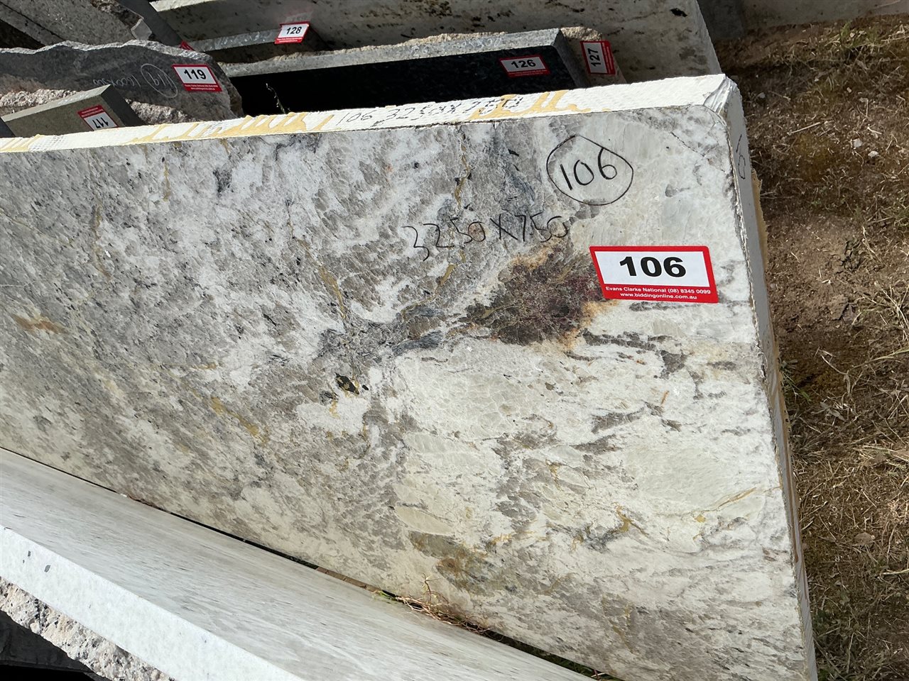 Granite Slab, Multicolour, 3250 x 750 x 30mm approx.