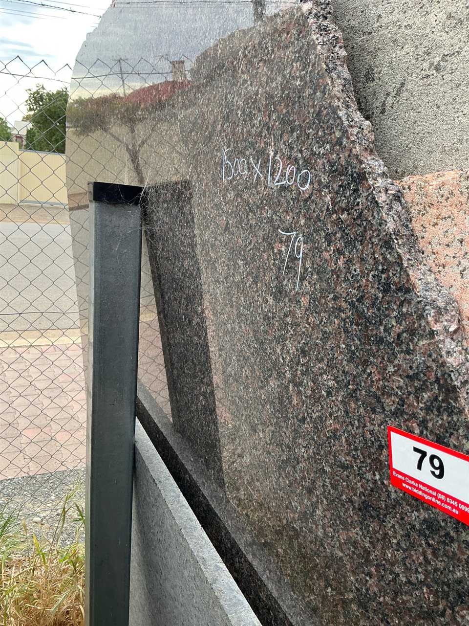 Granite Slab, Sapphire Brown, 1500 x 1200 x 20mm approx.