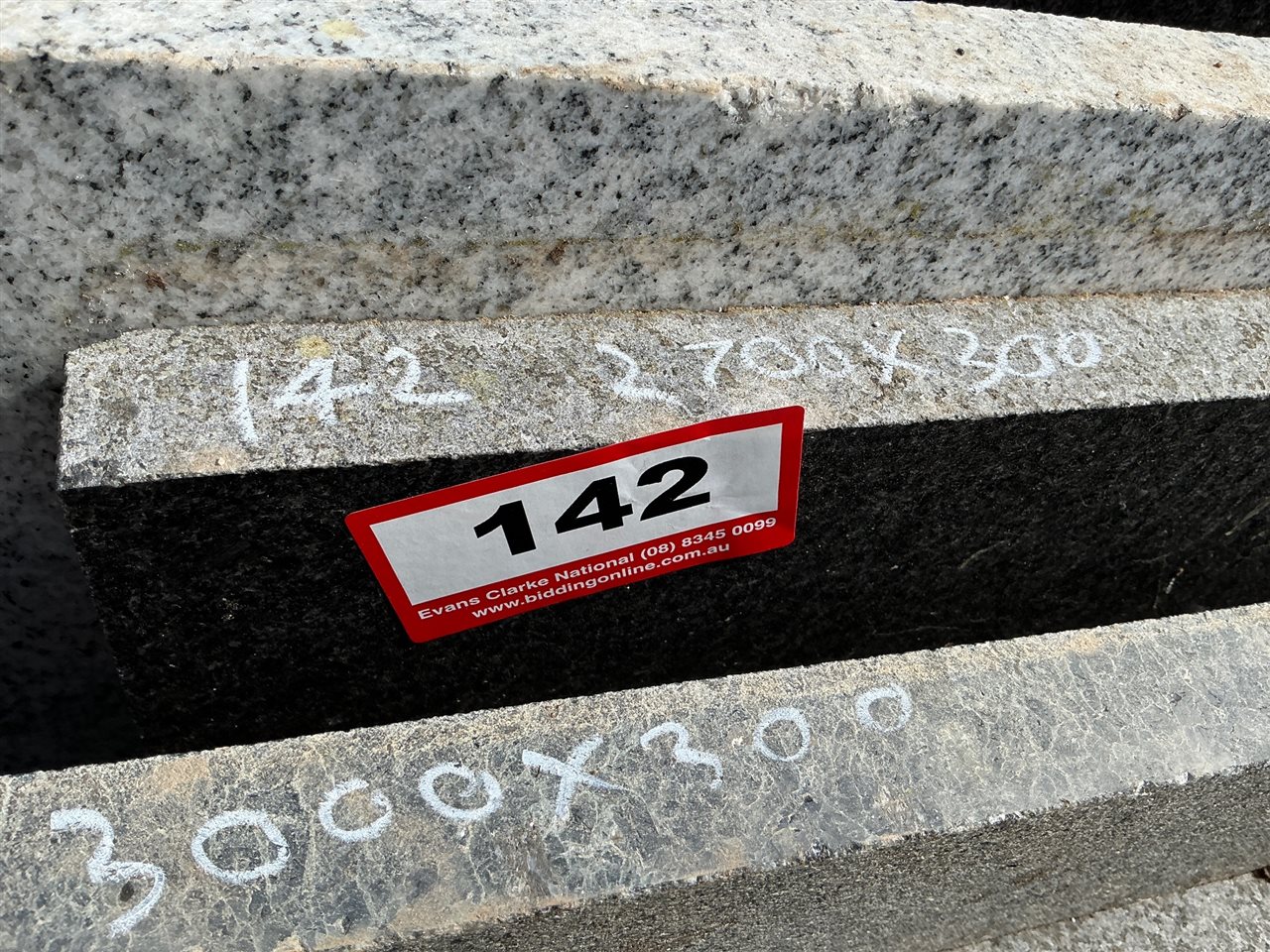 Granite Slab, Black, 2700 x 300 x 30mm approx.