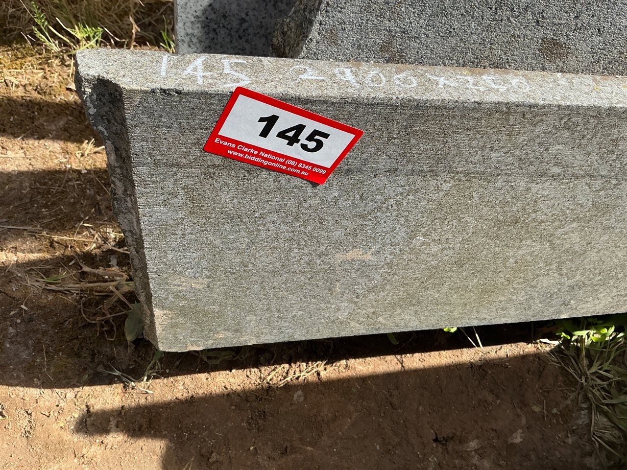 Granite Slab, Black, 2900 x 250 x 30mm approx.