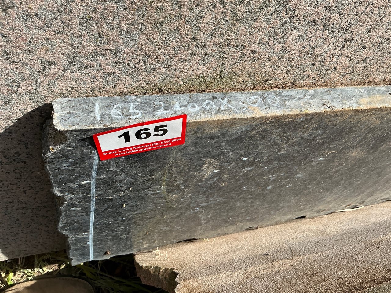 Granite Slab, Black/Blue, 2400 x 300 x 30mm approx.