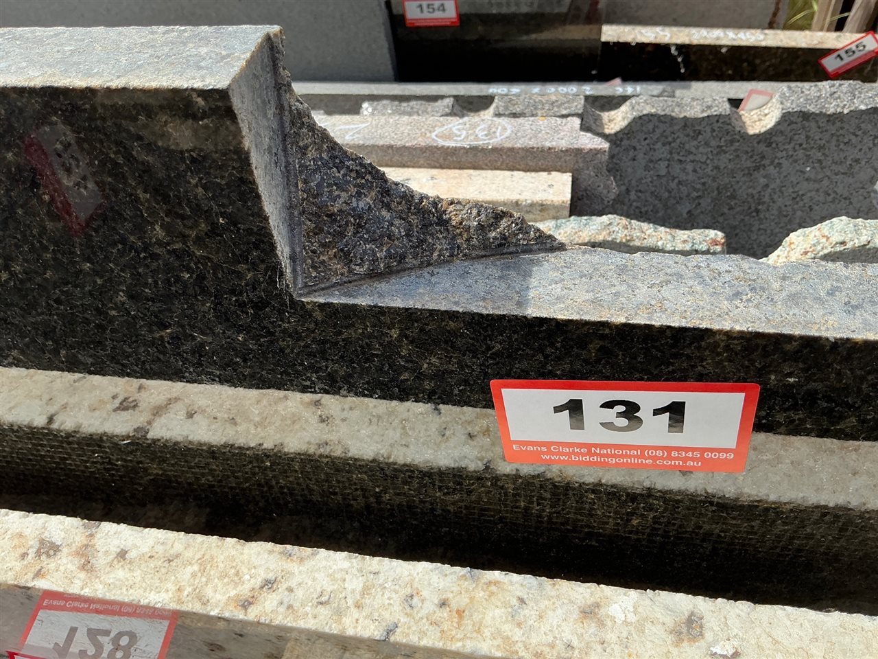 Granite Slab, Black, 2150 x 550 x 30mm approx.