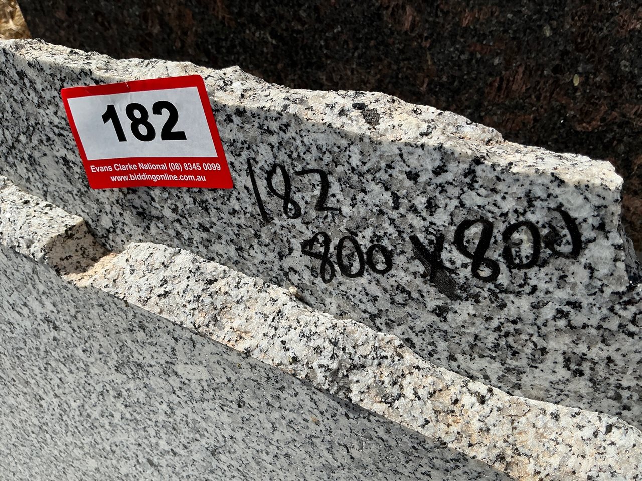 Granite Slab, Grey, 800 x 800 x 30mm approx.