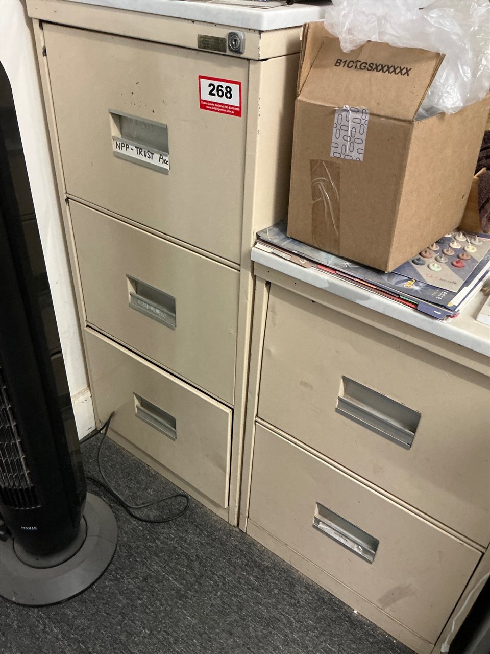 Steel  Filing Cabinets - 3 Drawer and 2 Drawer