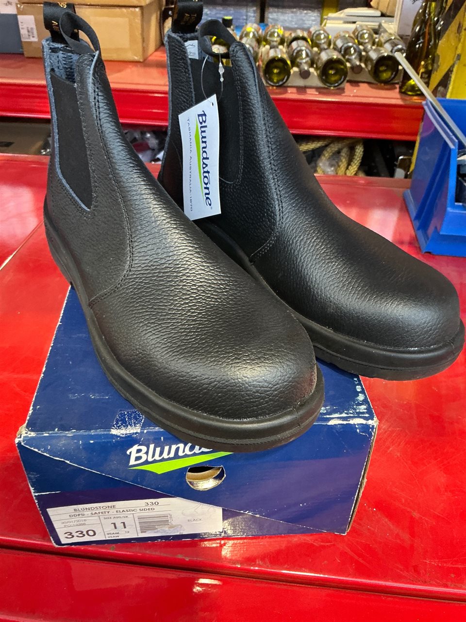 Safety Boots Blundstone 330 Black Size 11 AU/UK (12 US) -