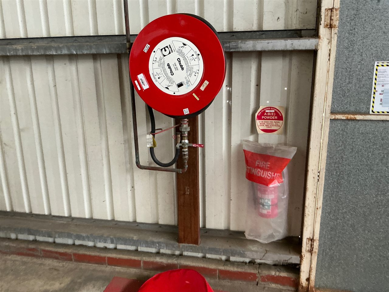Fire Hose Reel Quantity of 7 Fire Extinguishers