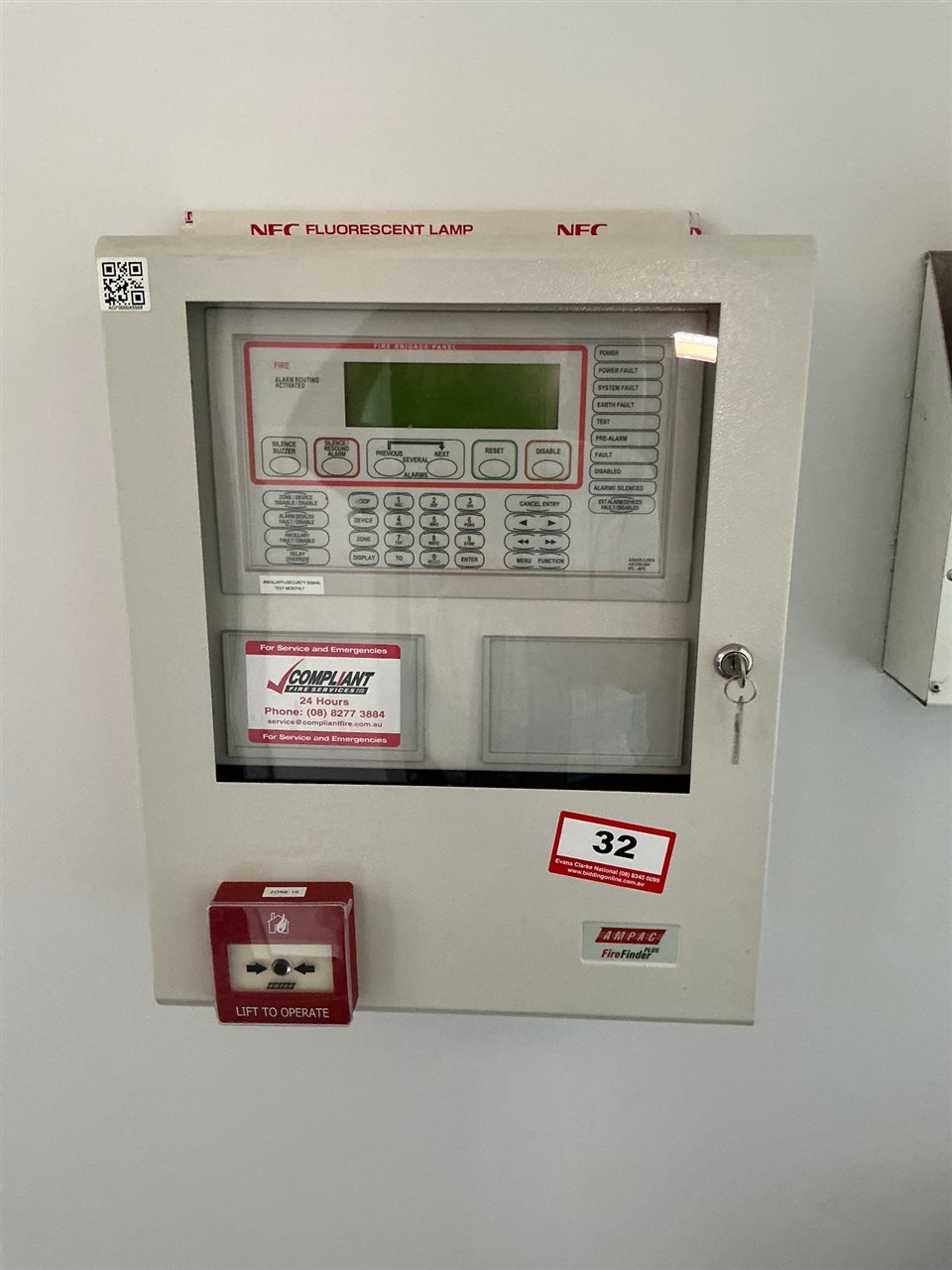 Fire Control Panel Ampac Fire Fighter Plus