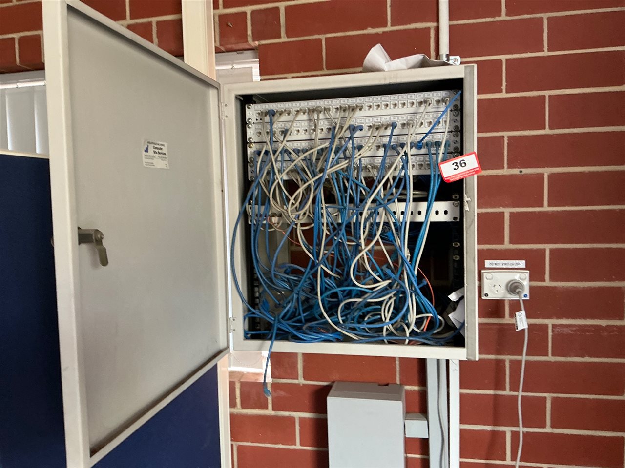 Comms Patch Wall  Cabinet