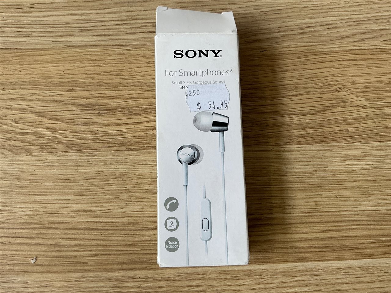 Sony Smart Phone Earphones, Appears New, Audio Jack