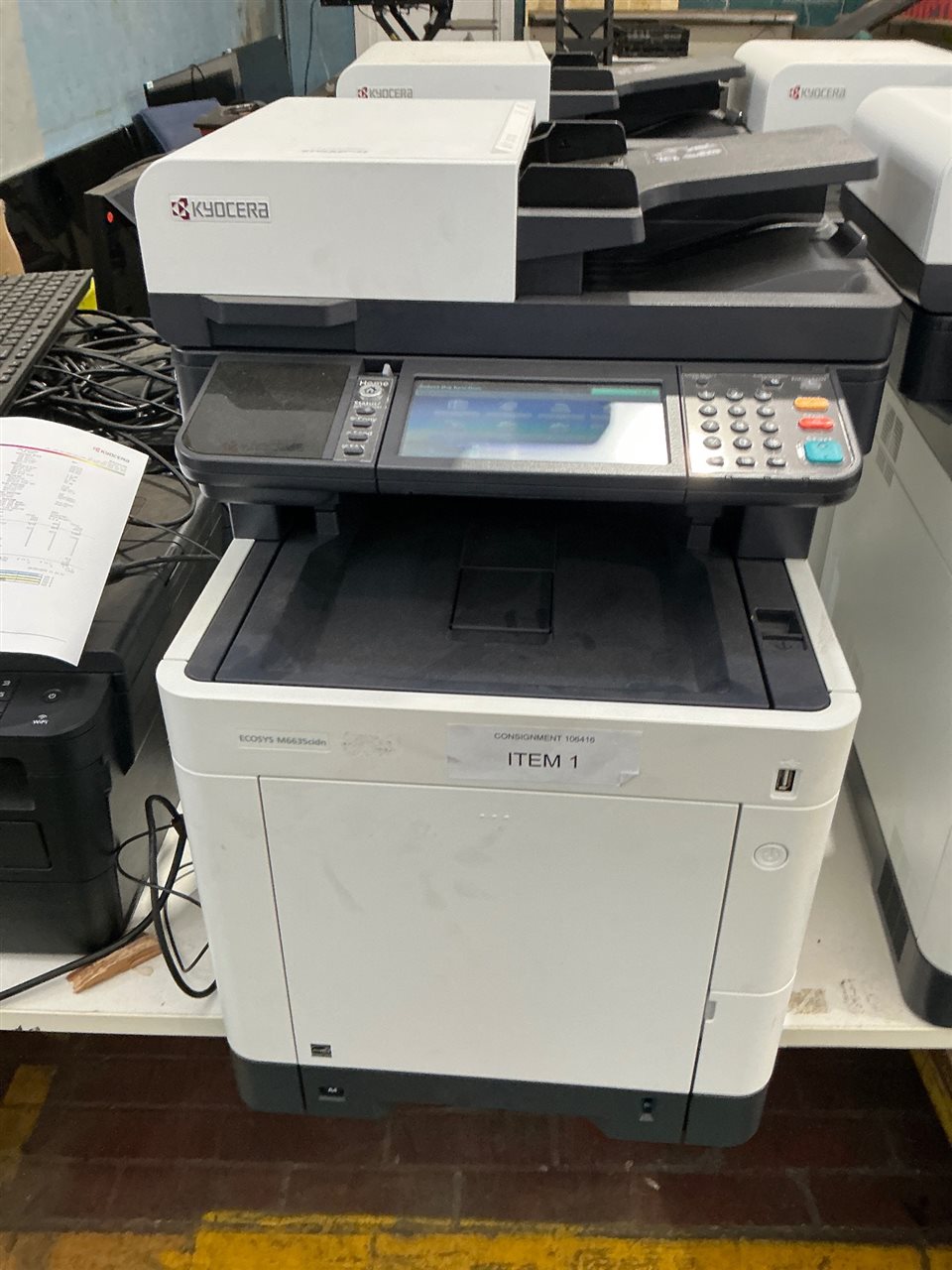 ECOSYS M6635cidn Multi Function Printer Scanner Appears to Function