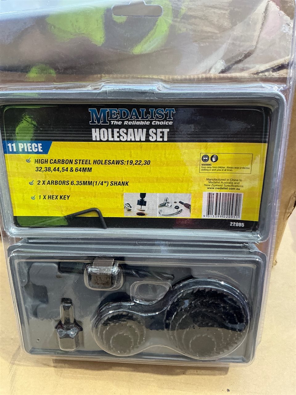 Hole Saw Kit -11 PCE. Sold Per Each Set