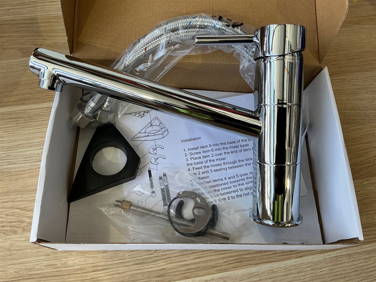 Kitchen Mixer Opus Pin Lever – Chrome- Sold Per Each