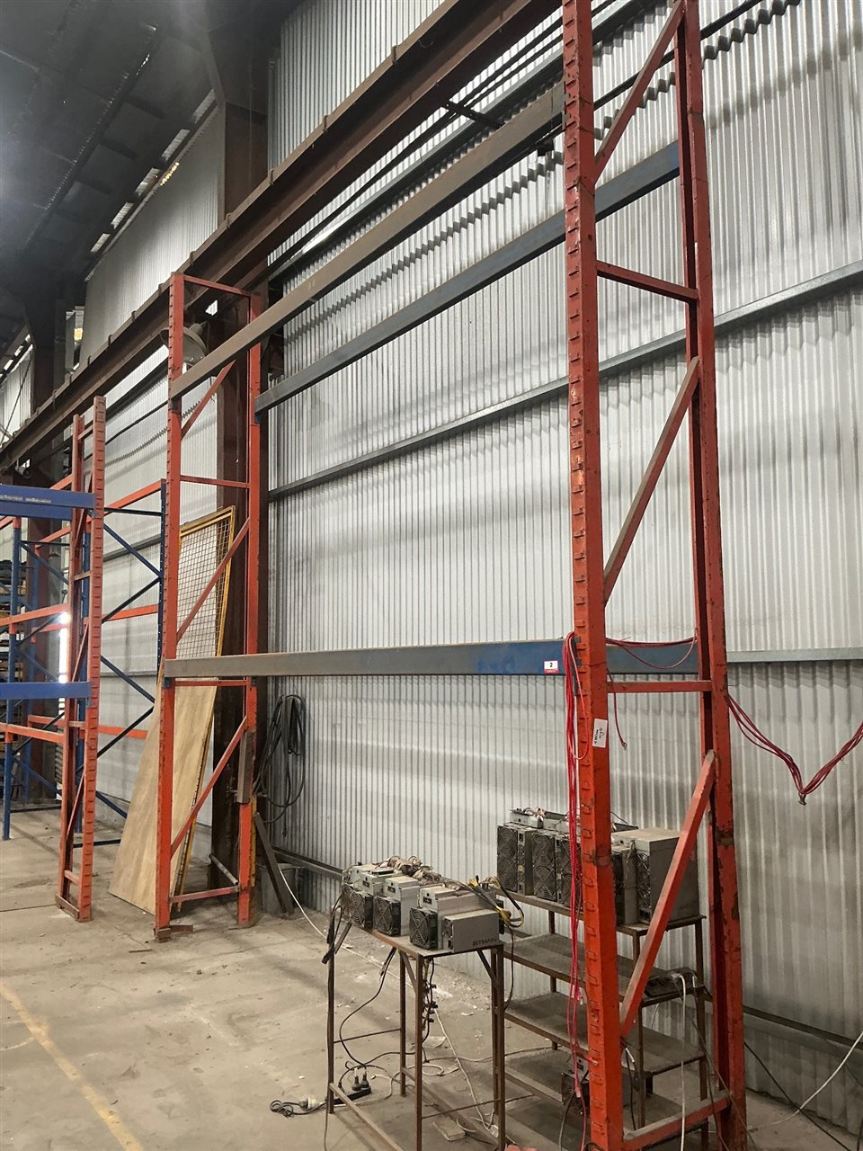 Pallet  Rack -1 Bay -4350 mm Long x  700 mm D x 4700 mm High