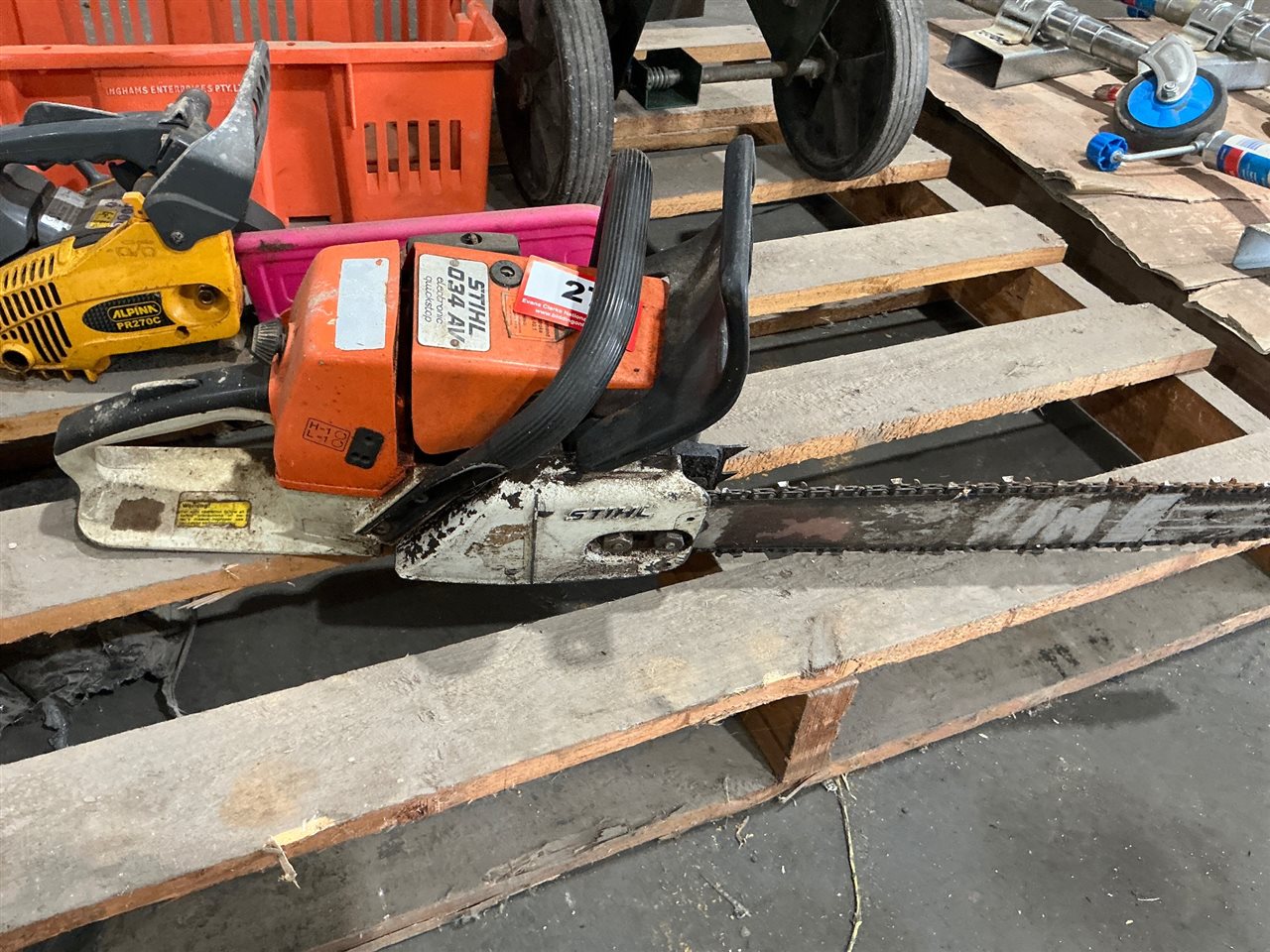 Chainsaws - STIHL 034 AV and Alpina Pr270c- Not Tested