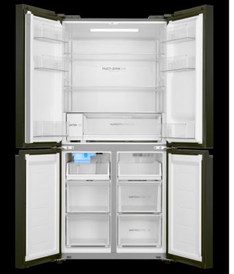 Haier Quad Door Refrigerator Freezer, 83cm, 507L, Ice & Water, Model Number: HRF580YPC - RRP $2,499 - Serial Number:BDP720052 Thumbnail