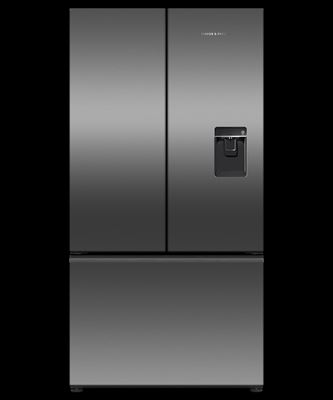 Fisher & Paykel Freestanding French Door Refrigerator Freezer, 90cm, 569L, Ice & Water, Model Number: RF610ANUB5 - RRP $3099 - Serial Number: Bev747869 Thumbnail