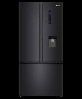 Haier 489L 600 Series French Door Refrigerator, Water Dispenser, Black, Model Number: HRF520FHC - RRP $1,899 Thumbnail
