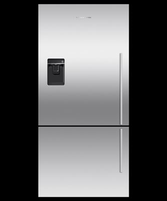Fisher & Paykel Freestanding Refrigerator Freezer, 79cm, 494L, Ice & Water, Model Number:E522BLXFDU5 - RRP $3,099 Thumbnail