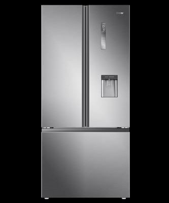 Haier French Door Refrigerator Freezer, 79cm, 489L, Water Dispenser, Model Number: HRF520FHS - RRP $1,799 - Serial Number: Bfqak0085 Thumbnail