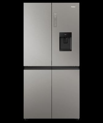 Haier Quad Door Refrigerator Freezer, 83cm, 508L, Water Model Number: HRF580YHS- RRP $2099 - Serial Number: BDQ7S0068 Thumbnail