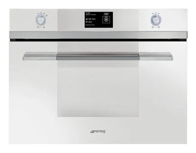 Smeg Compact Linea Combi-Steam Oven, Linea White Stopsol Glass - Model Number: Sfa4130VCB- RRP $4,850 - Ex Demo Thumbnail