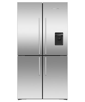 Fisher & Paykel Stainless Steel Quad Door Fridge, 538L Model Number: Rf605qduvX1- RRP $4199 - Serial No: Baj9f0011 Thumbnail