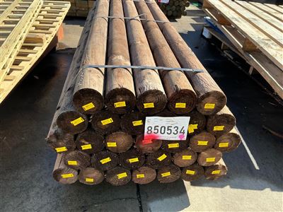 100 dia x 1.8 M, Tan-E Tint Treated Pine, Precision Post, 31 pcs Total Pk 850534 Thumbnail