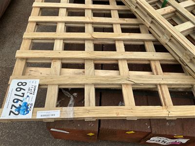 100mm Square Lattice, 1800 x 1200, 2 pcs Total Pk 867622 Thumbnail