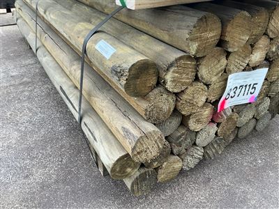 80 dia x 1.8 M, Tan-E Green Pine, Precision Post, 51 pcs Total Pk 837115 Thumbnail