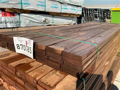 90 x 22, Tinted Pine, Merch Decking, 40 pcs @ 2.4 M, 96 Lin Metres Total Pk 870185 Thumbnail