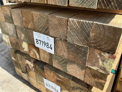 100 x 100, CCA Treated Pine, Sawn, 24 pcs @ 2.4 M, 57.6 Lin Metres Total Pk 871984 Thumbnail