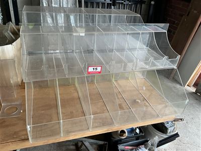 Quantity of Perspex Lolly / Nut Displays - Quantity of 4   Collect From Modbury ) Thumbnail