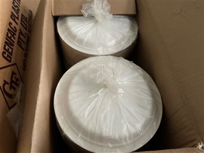 Bio Cane 9” Plates , Carton of Plastic Containers Plastic Cocktail Glasses Thumbnail