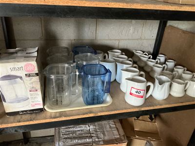 Quantity of Hotel ware -  Milk Jugs and. Water Jugs     (Collect From Modbury ) Thumbnail