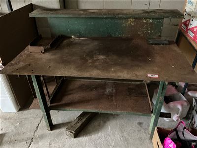 Steel Workbench -1500  x 750  x 900 mm  -   (Collect From Modbury ) Thumbnail