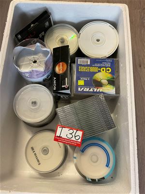 Container Of Unused CD’s And Dvds Container Not Included Thumbnail