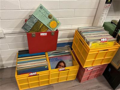 4 Lots Of Mixed Records, Classical, Folk Songs, And A Carry Case, Containers Included Thumbnail