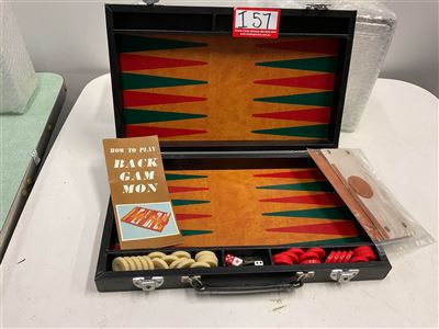 Back Gammon Set In A Case Thumbnail