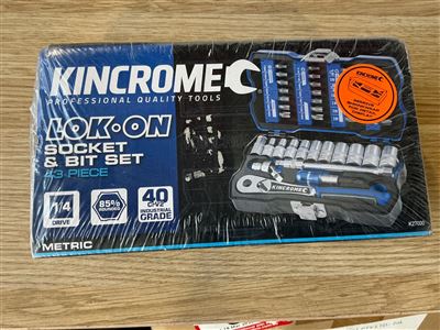 Kincrome 43 PCE. Metric  ¼” Drive Socket & Bit Set Thumbnail