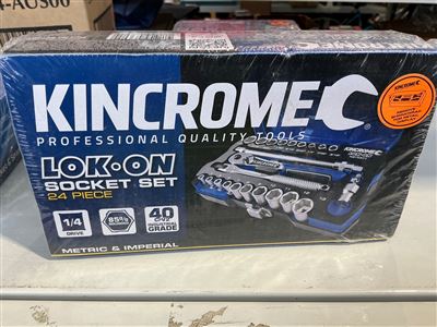 Kincrome 24 PCE. Lok On Metric Imperial ¼” Drive Socket Set Thumbnail