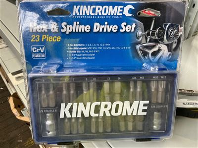 Kincrome 23 PCE. Hex & Spline Drive Set - Metric / Imperial Thumbnail
