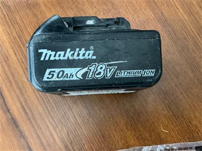 Makita Battery -5 .0ah Not Tested Thumbnail