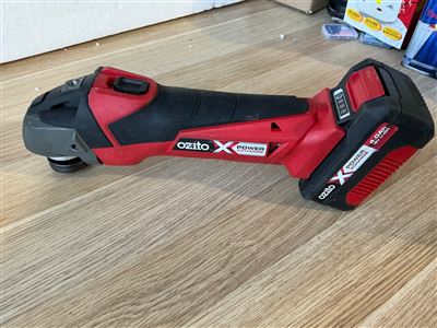 Ozito Cordless 18 V x 115 mm Grinder with 4.0 Ah Battery -  No Guard Thumbnail