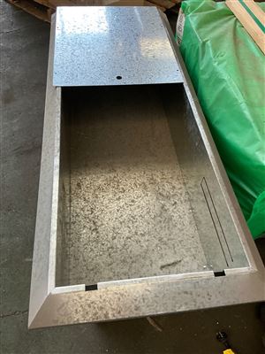 Galv. Recess Box - Takagi ZZZ ALLIANCE RAPID RECESS BOX SRB-R26-1000m  x400 mm - sold per Each Thumbnail