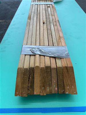 70 x 19 x 0.9 M, Tan-E Green Pine, Pointed Picket, 10 Pcs Total PK# GW640965 Thumbnail