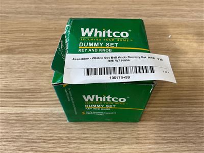 Assaabloy - Whitco Sss Bell Knob Dummy Set. RRP - $30 Thumbnail