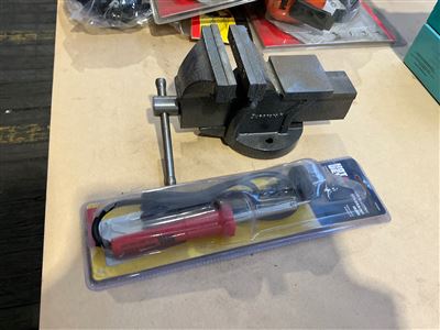 Super Craft 4 “ Bench Vice  and Soldering Iron Thumbnail