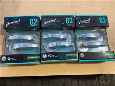 Gainsborough Passage Door Handle Sets- Quantity of 3 Thumbnail