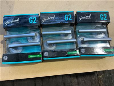Gainsborough Passage Door Handle Sets- Quantity of 3 Thumbnail