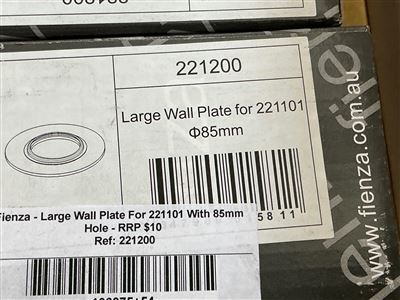 Fienza - Large Wall Plate For 221101 with 85mm Hole Thumbnail